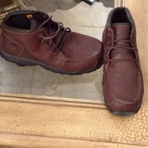 Men's leather timberland shoes